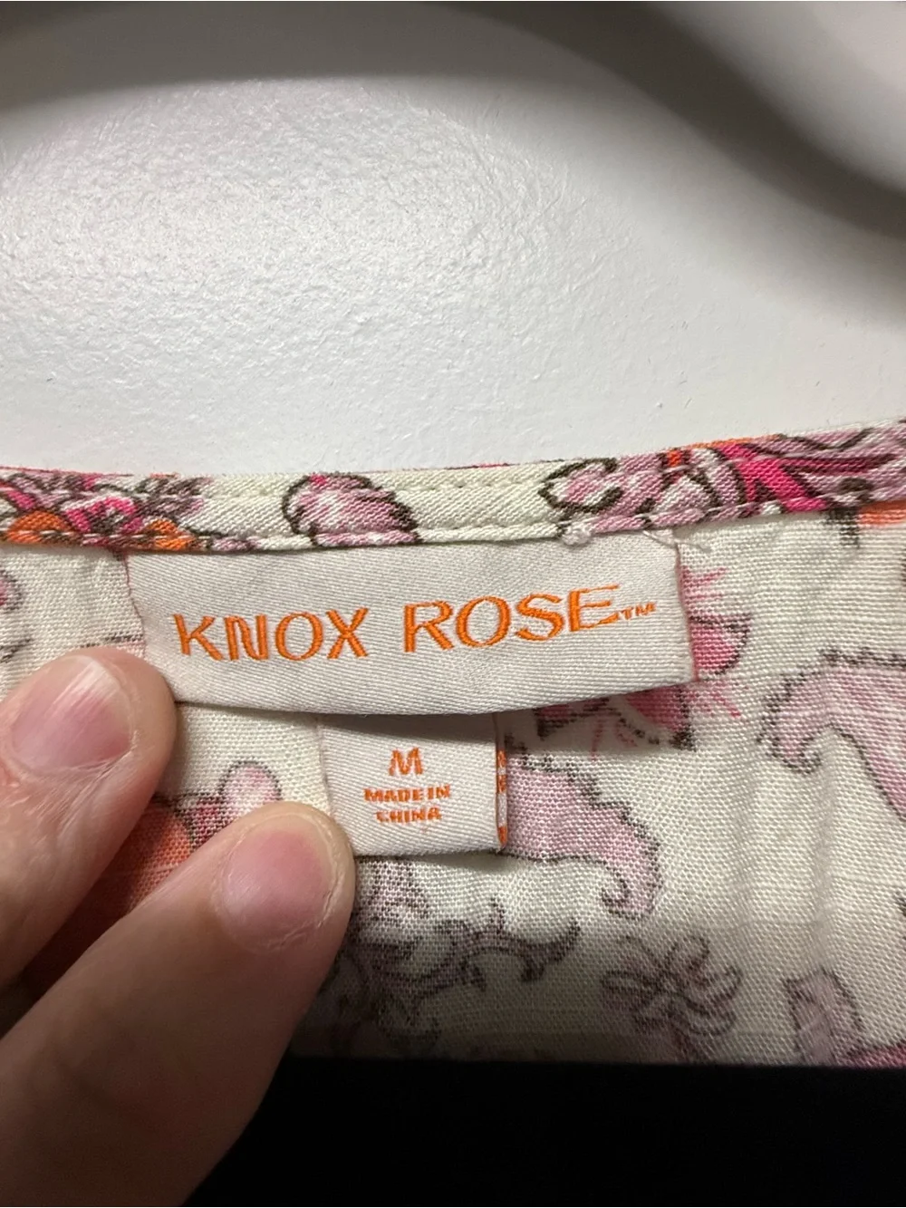 Knox Rose Floral Boho Maxi Dress Size Medium Pink Orange Flutter Sleeve - Picture 4 of 7